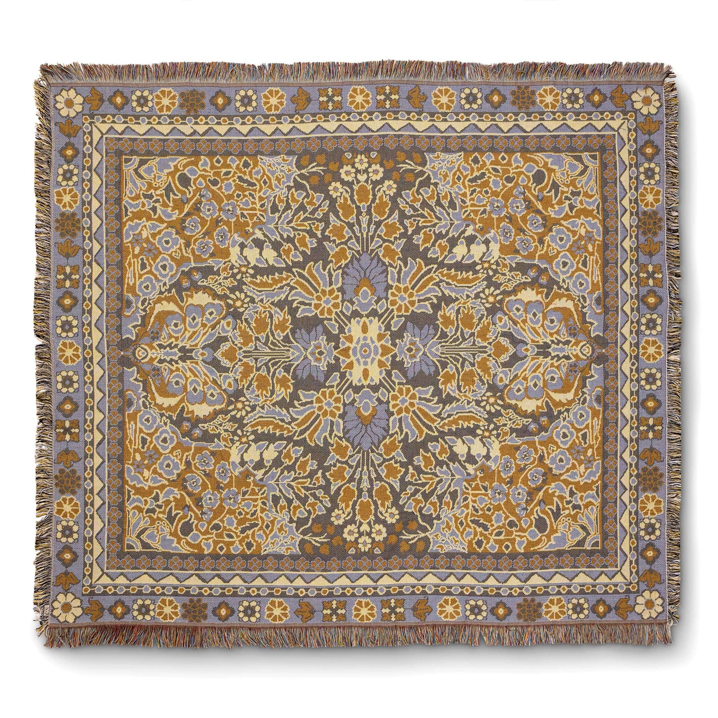 'Every Little Thing' Woven Picnic Rug/Throw: Regular 130x160cm