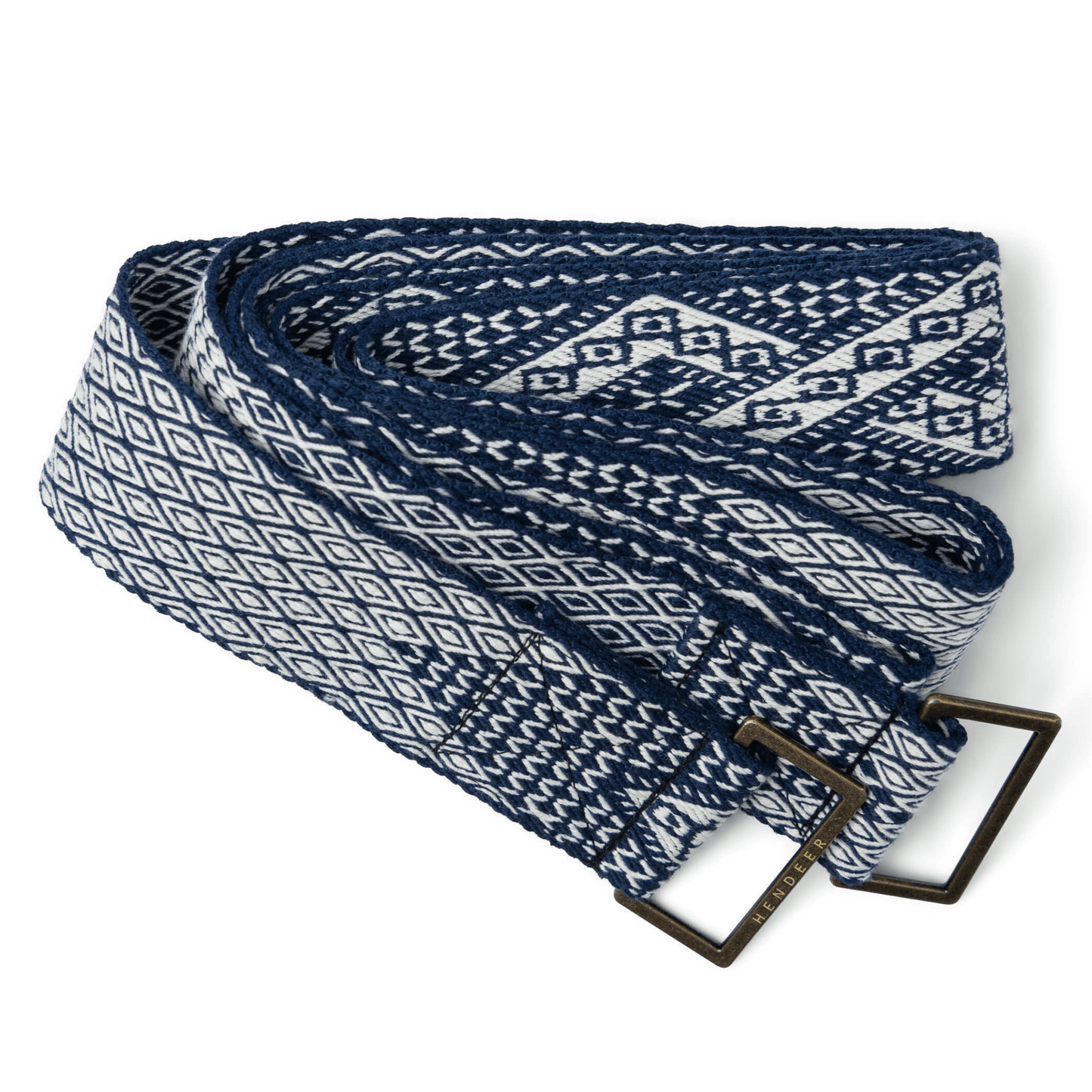 Cotton Carry Strap: Don't Let Me Down - Indigo/White