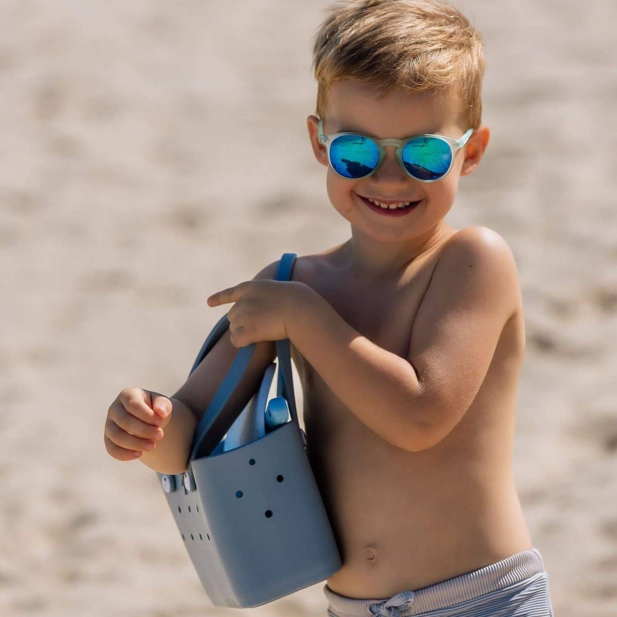 Mini Tribe Bag in Dolphin Blue