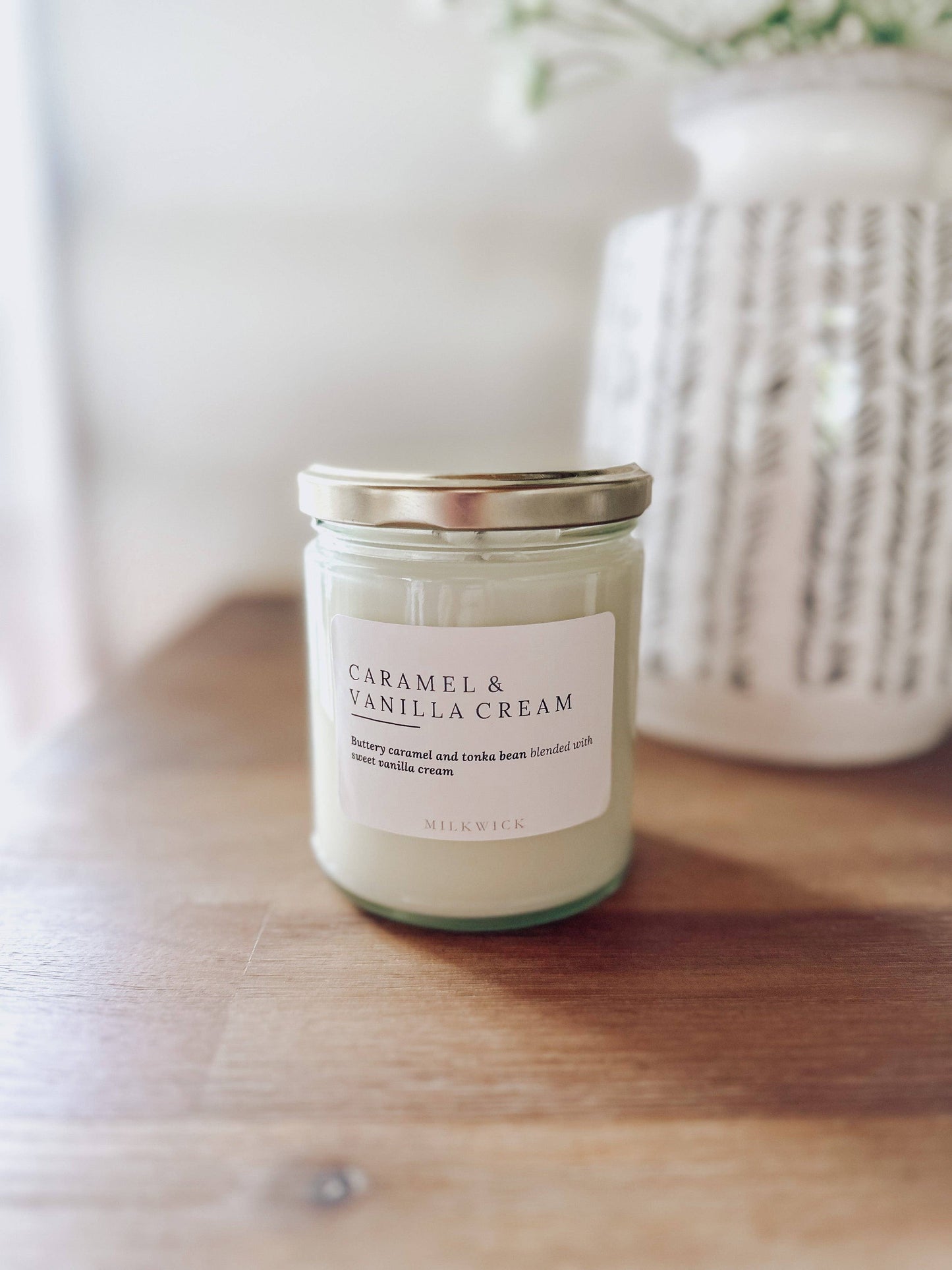 Caramel & Vanilla Cream: Large 250ml Classic Jar