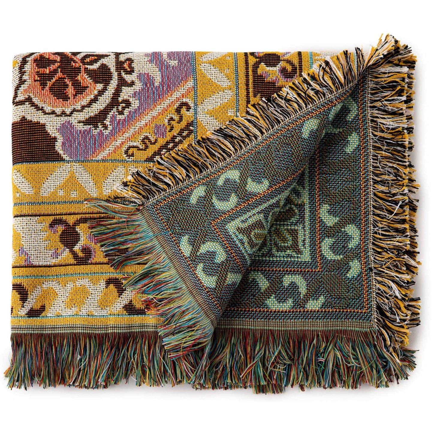 'Here Comes The Sun' Woven Picnic Rug/Throw: Regular 130x160cm