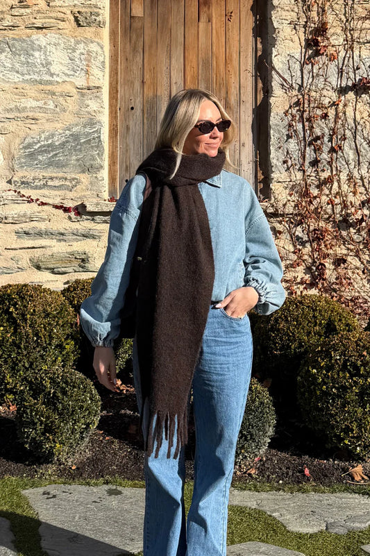 Aspen Scarf - Chocolate