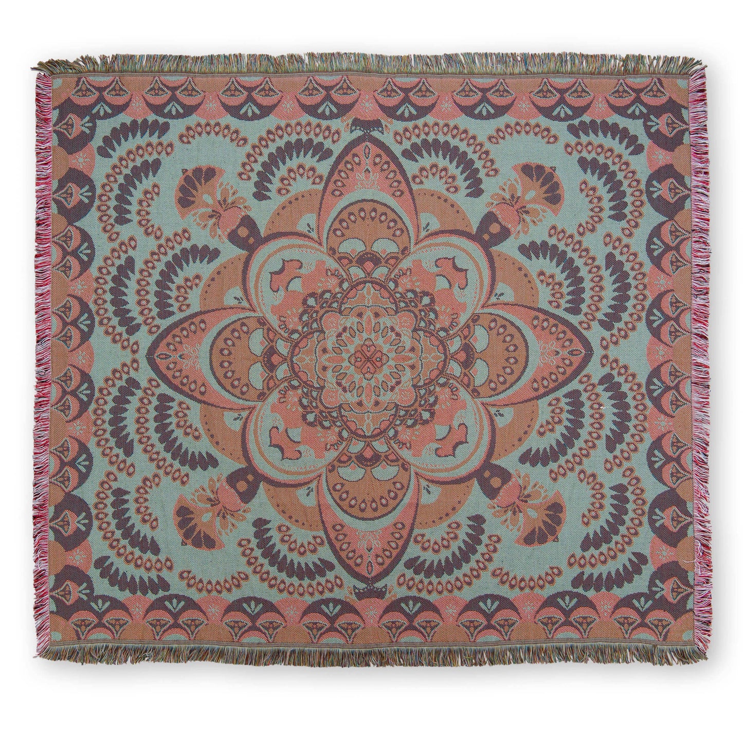 'You'll Be Mine' Woven Picnic Rug/Throw: Regular 130x160cm