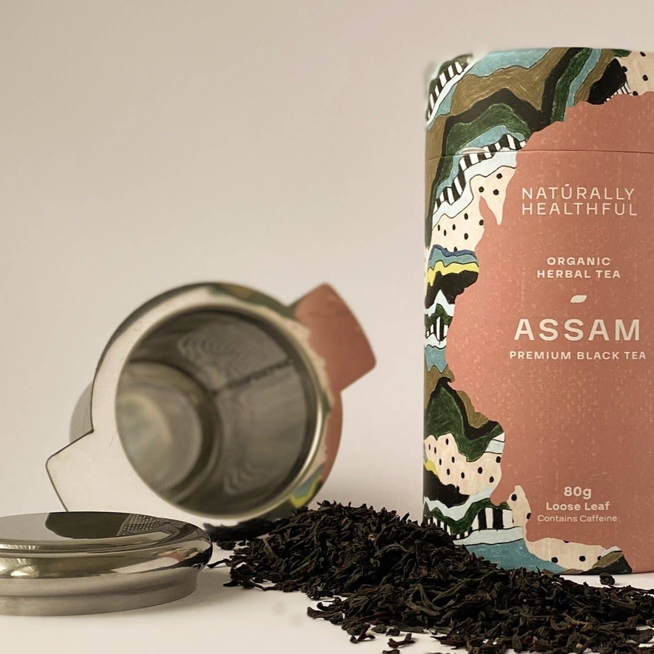 Tea infuser with lid