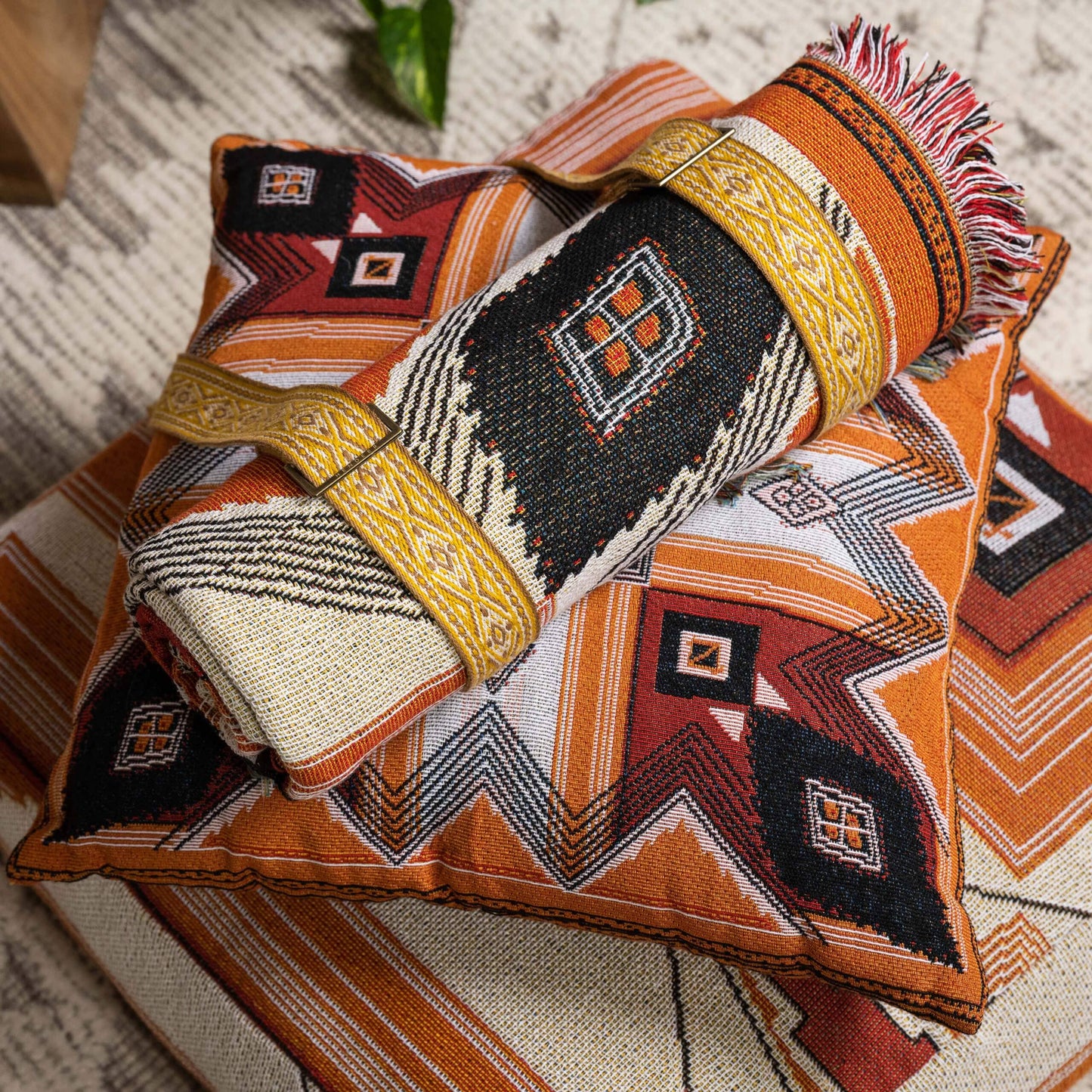 Cotton Carry Strap: Stand By Me - Olive