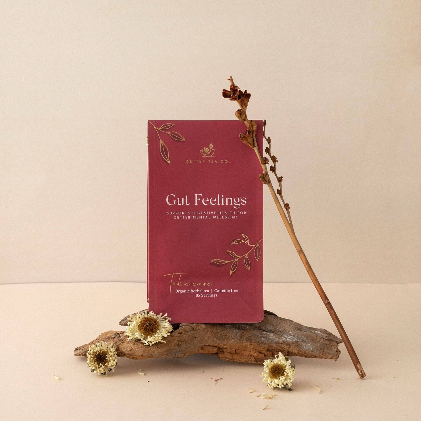 Gut Feelings Herbal Tea: 75g compostable pouch