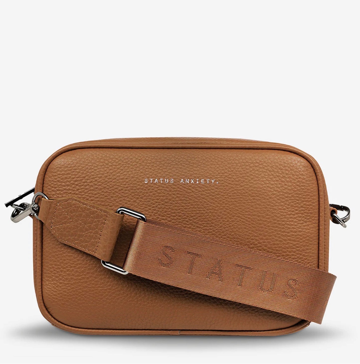 Plunder Bag with Webbed Strap - Camel