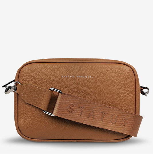 Plunder Bag with Webbed Strap - Camel