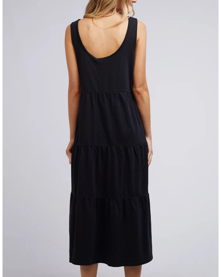 Sophie Midi Dress - Black