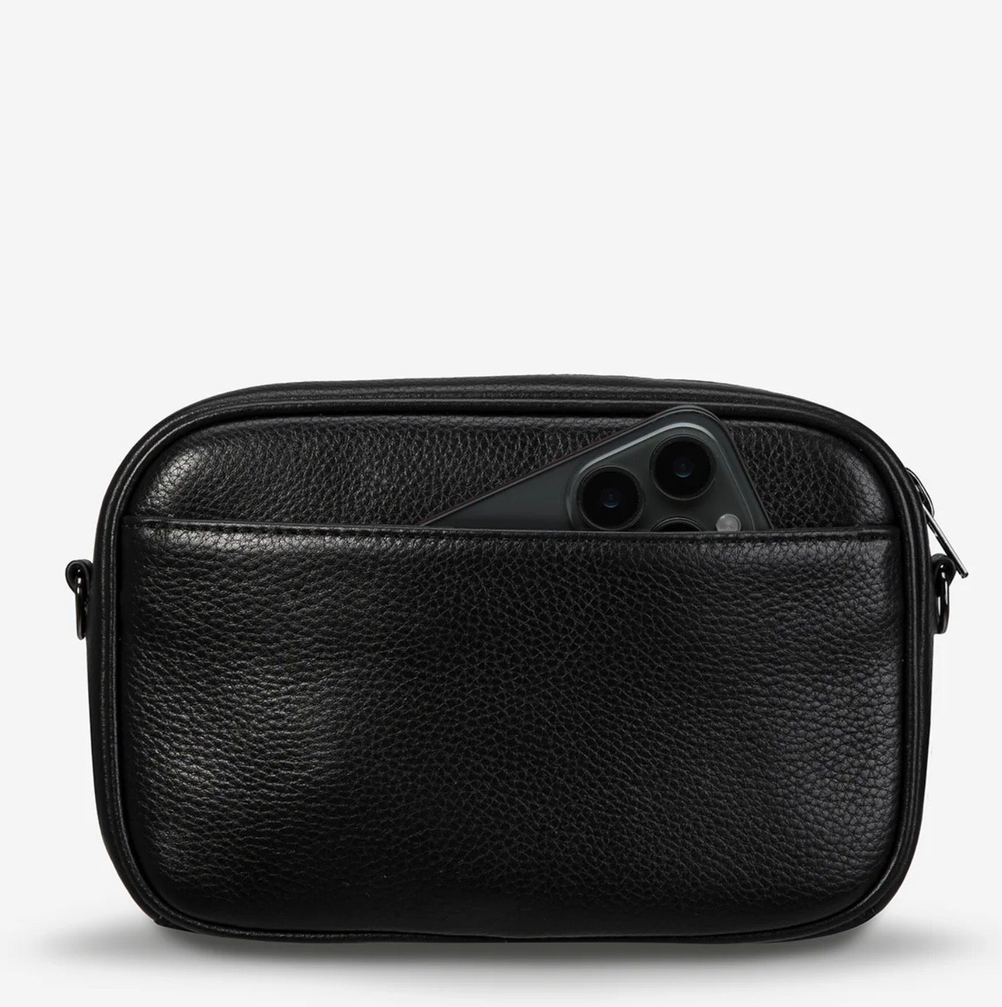 Plunder Bag with Webbed Strap - Black