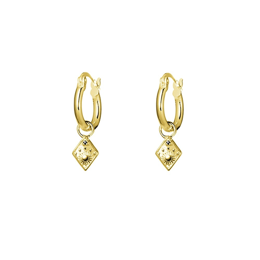 Elsa Gold Hoop