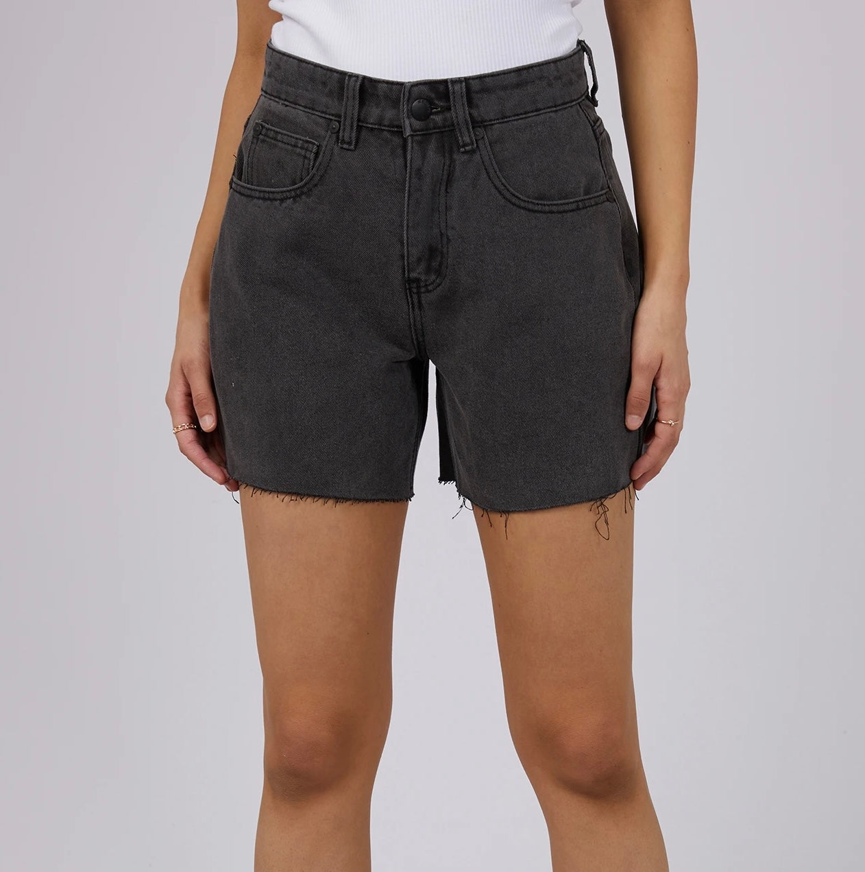 Harley Bermuda Short - Washed Black