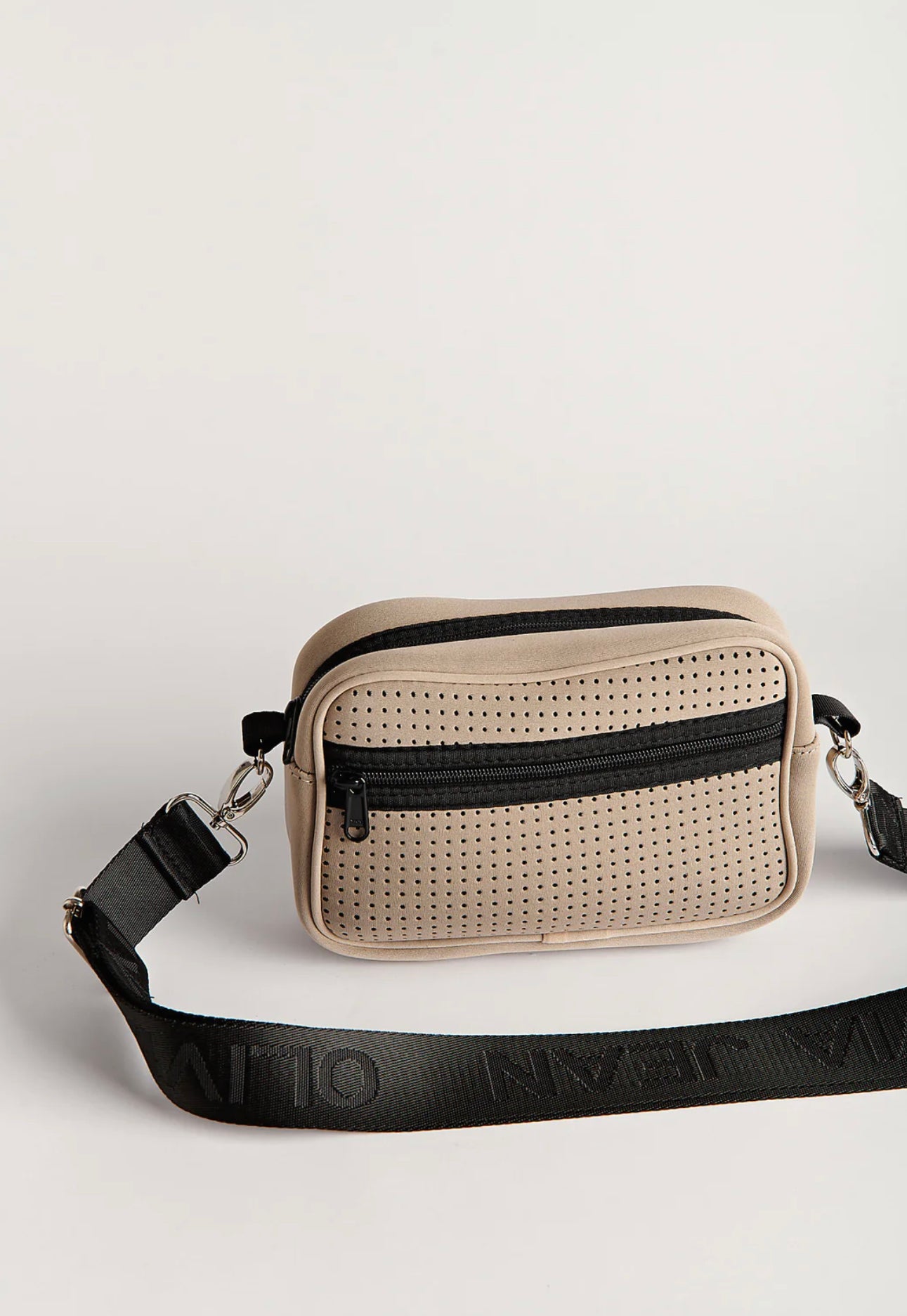 Spice (Beige) Neoprene Crossbody Bag