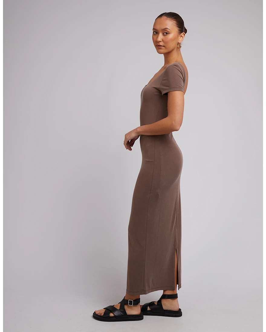 Harper Maxi Dress - Brown