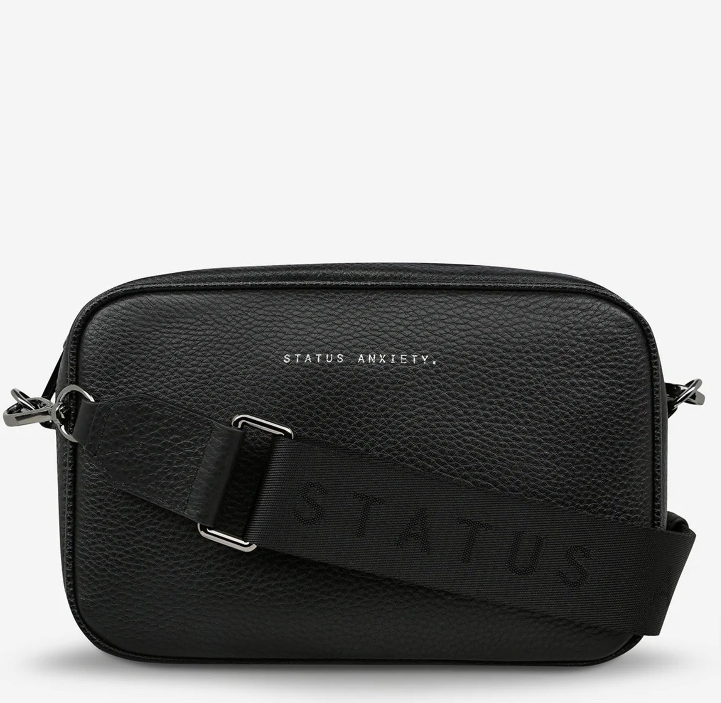 Plunder Bag with Webbed Strap - Black