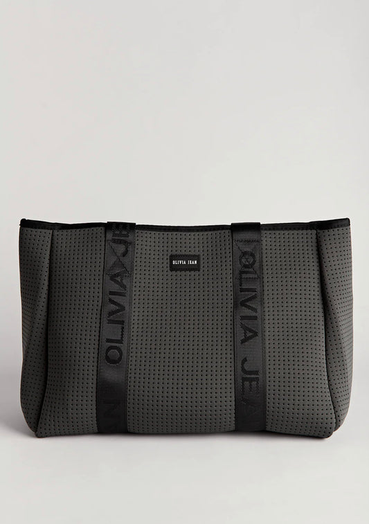 Olivia Jean (Steel Grey) Signature Neoprene Bag