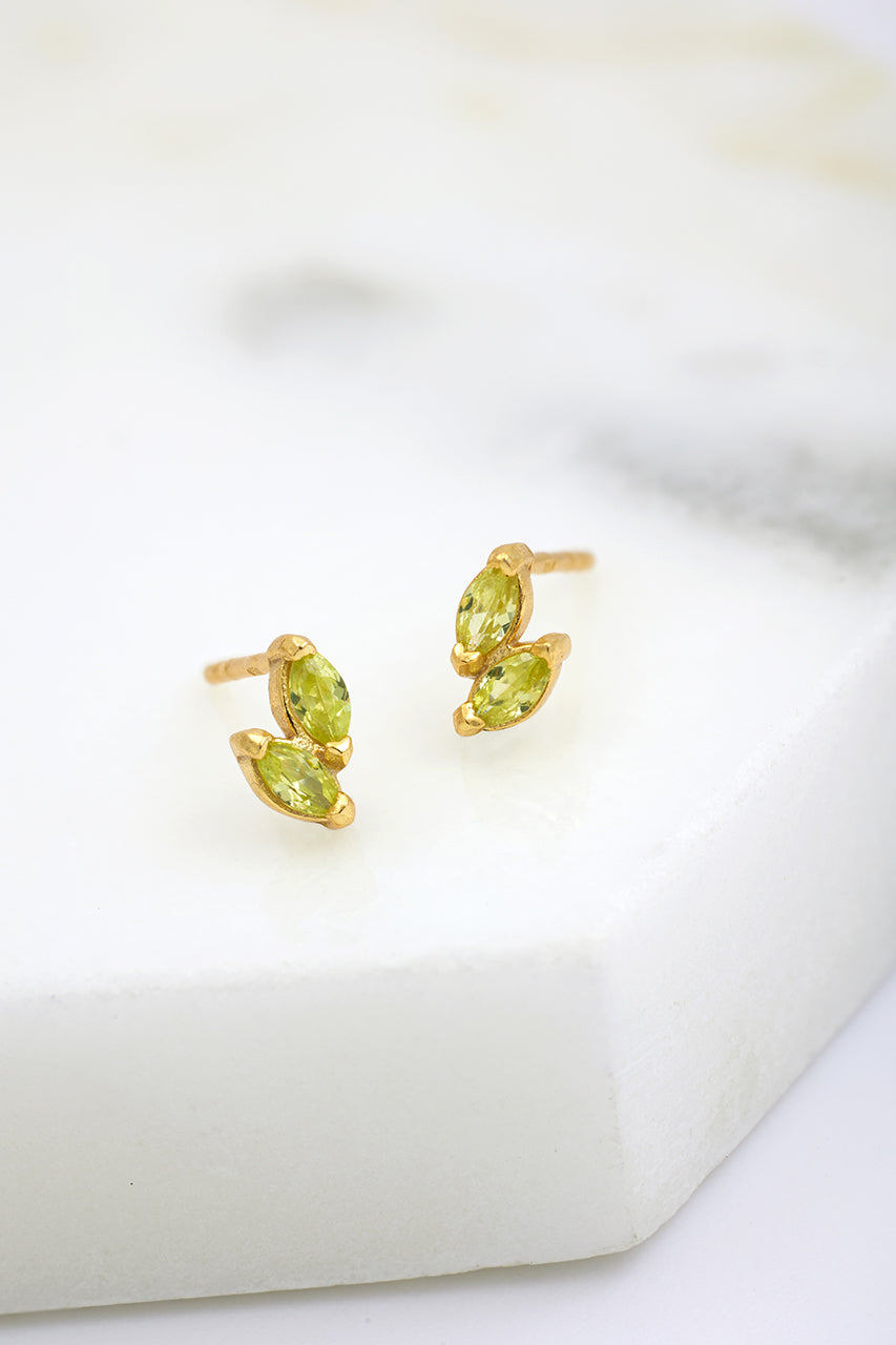 Harper Stud Earring - Green