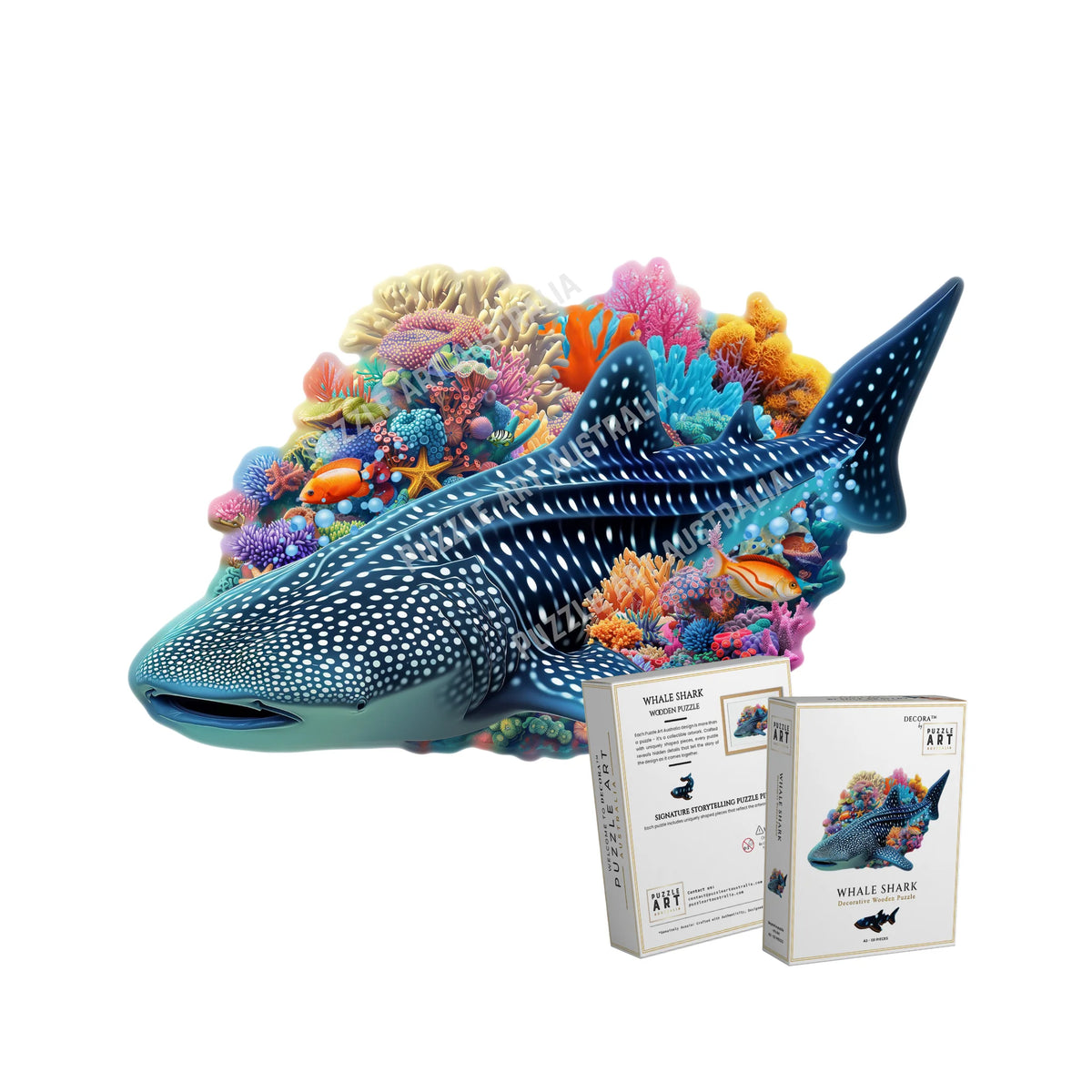 Whale Shark ~ Decorative Wooden Puzzle