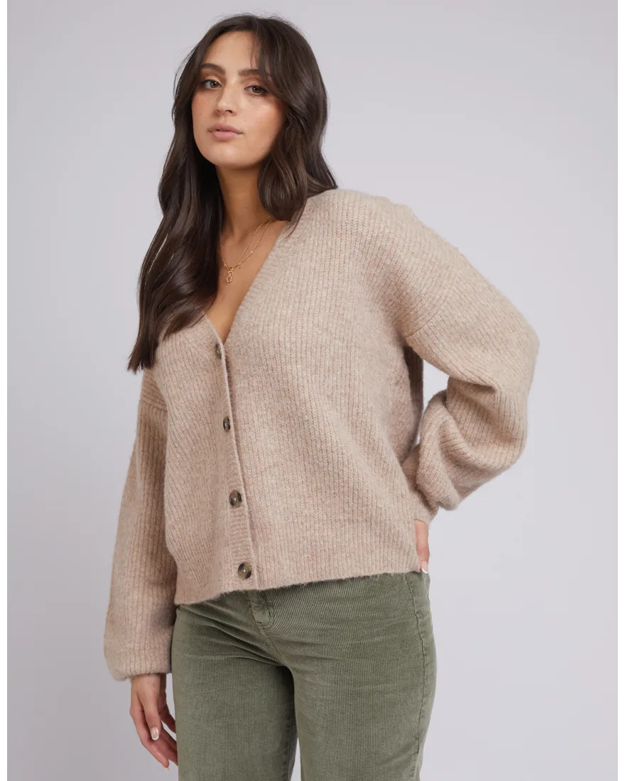 Belle Knit Cardi - Oatmeal