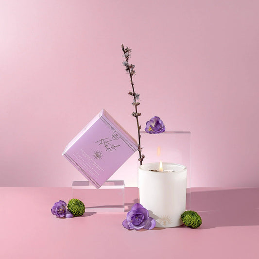 Hunti' Candle of Tranquility, Camellia + Lotus Blossom