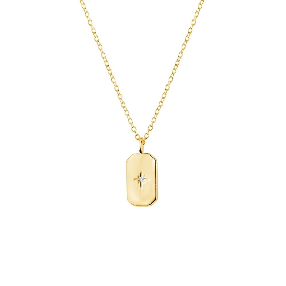 Taya Pendant Necklace Gold