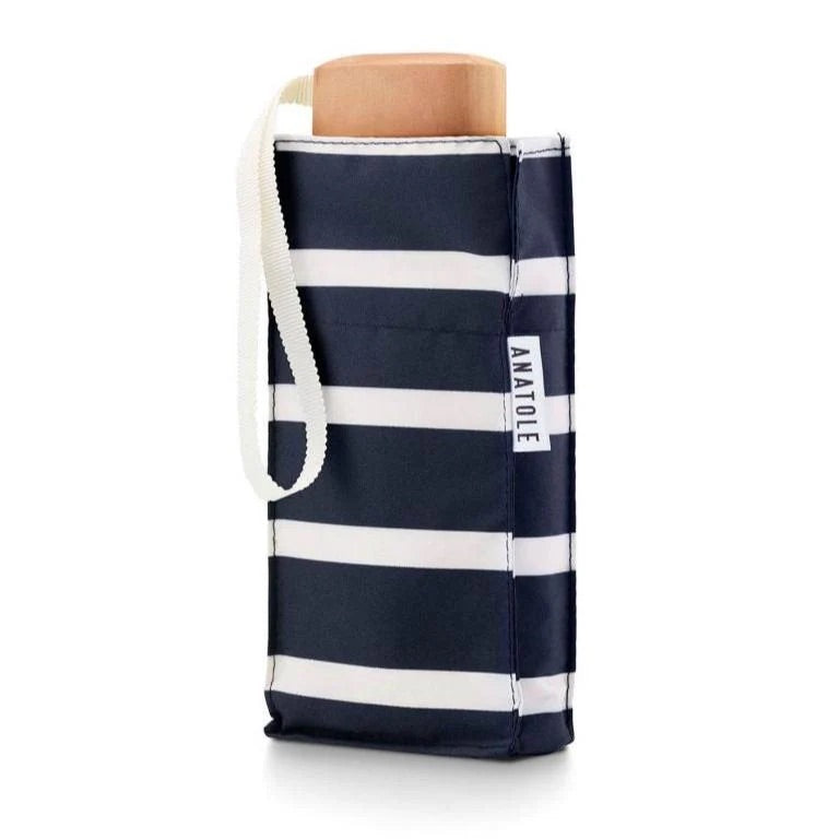 Anatole Umbrella - Striped Navy