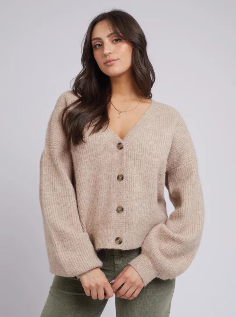 Belle Knit Cardi - Oatmeal