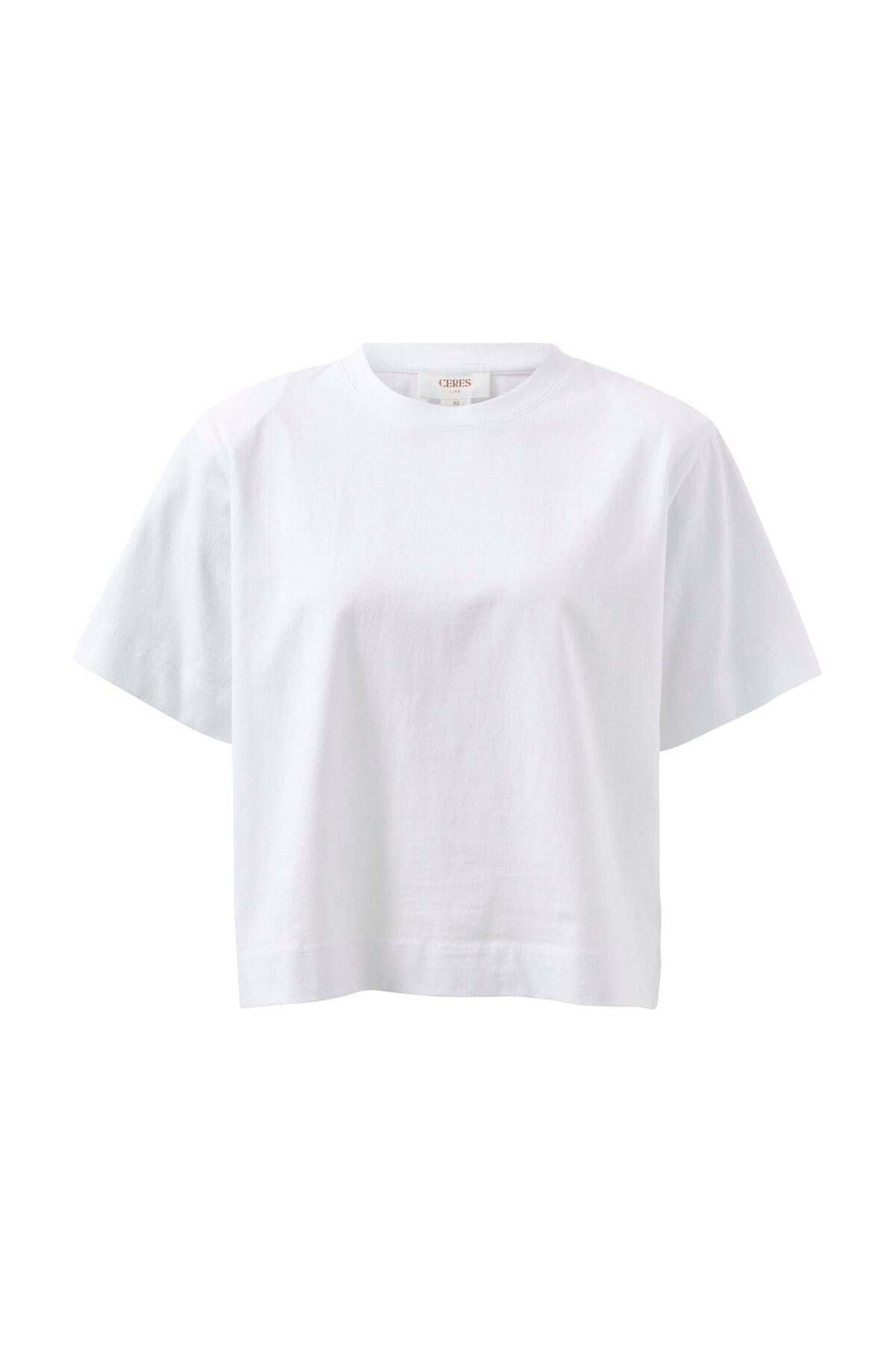 Sofia Boxy Tee - White