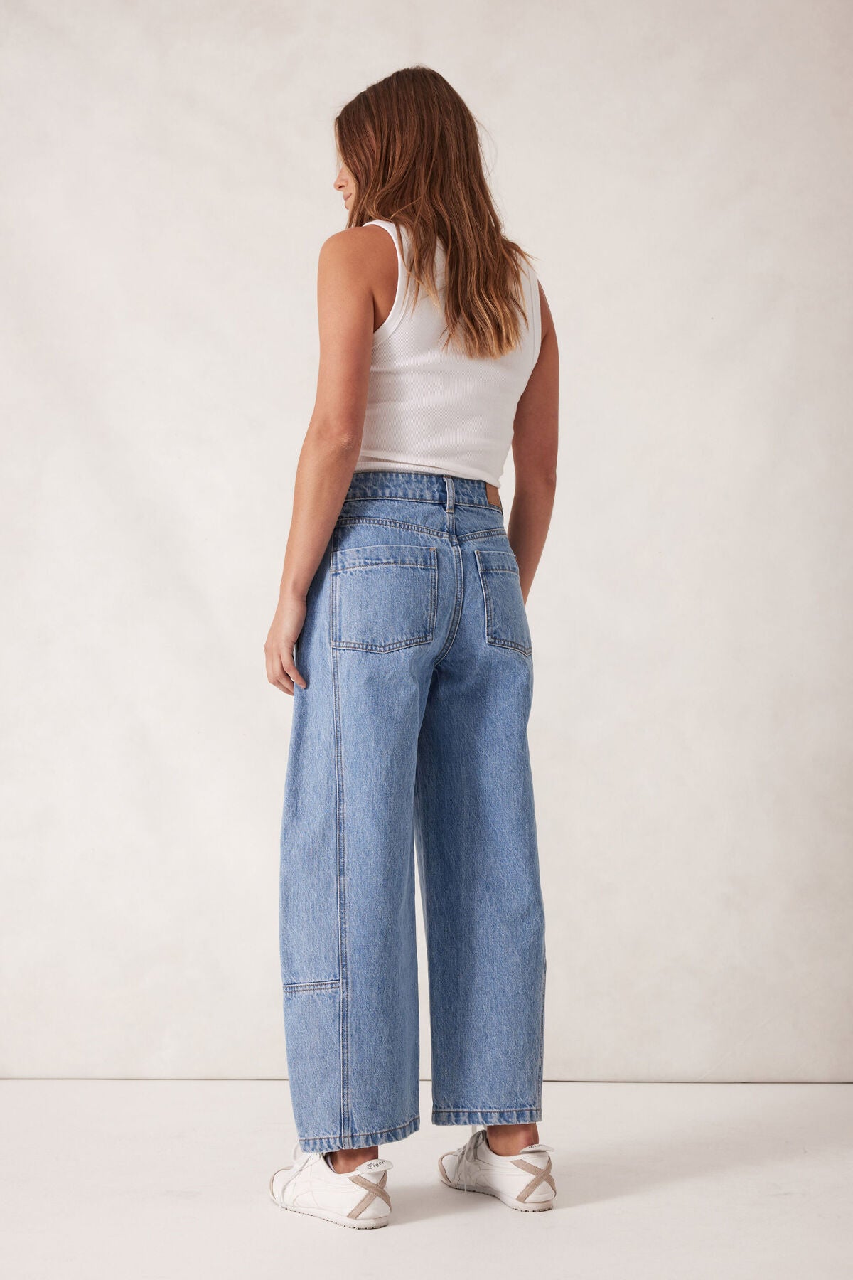 Demi Barrel Jean - Blue