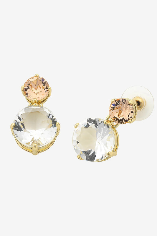 ODETTE GOLD PEACH EARRING