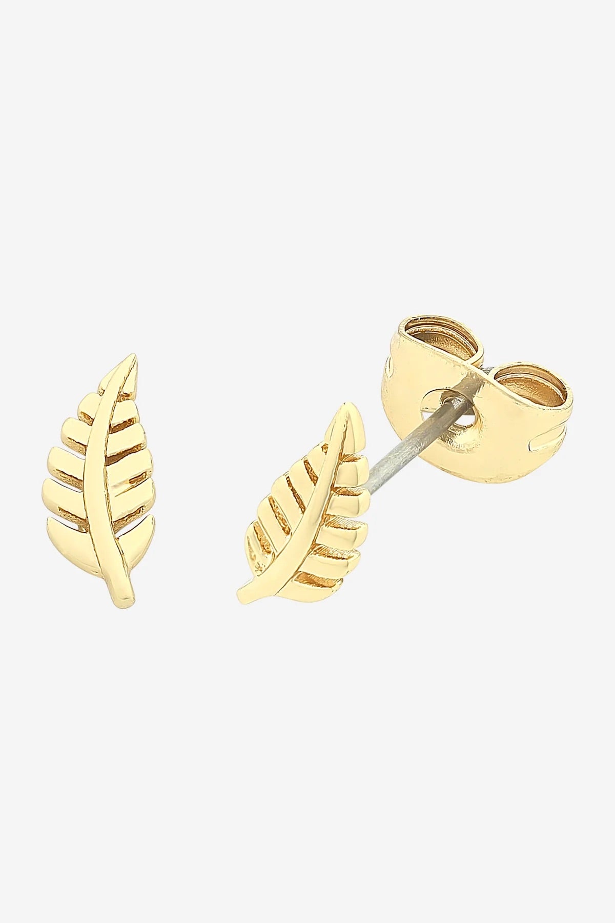 PETITE FLORA GOLD EARRING