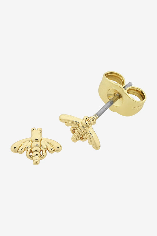 PETITE BEE GOLD EARRING