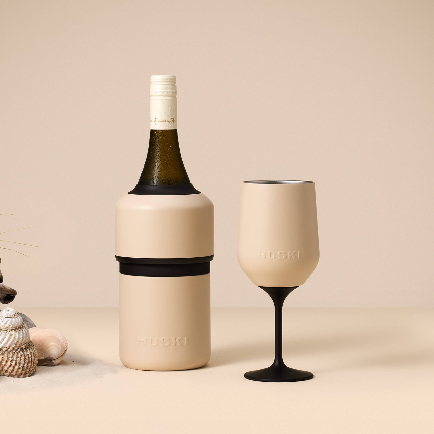 Huski Wine Tumbler 2.0 - Sand Beige (Limited Release)