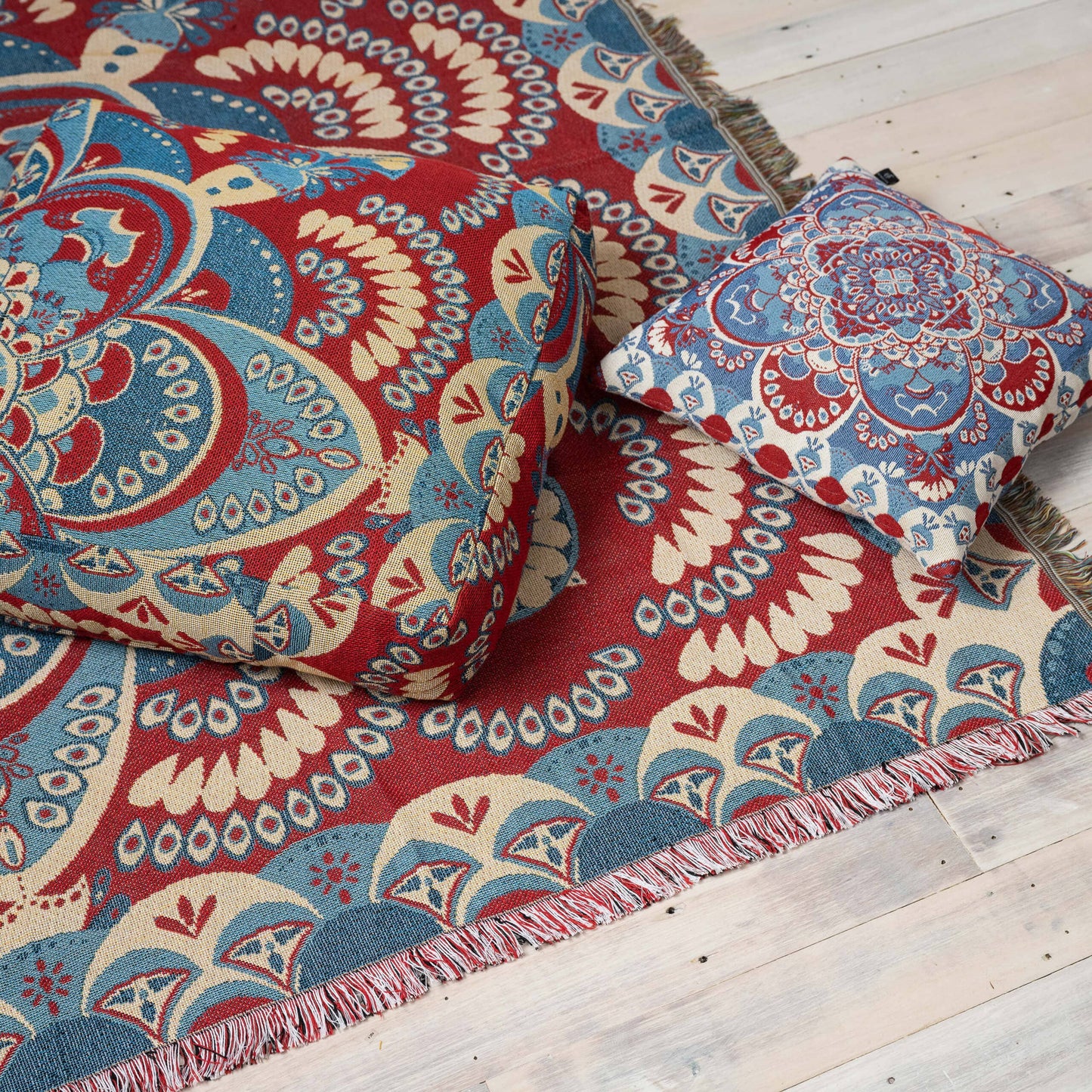 'You'll Be Mine' Woven Picnic Rug/Throw: Regular 130x160cm