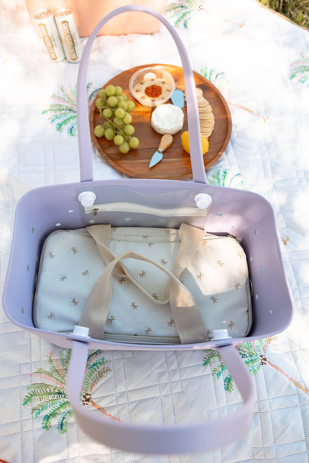 Deluxe Cooler Bag: White