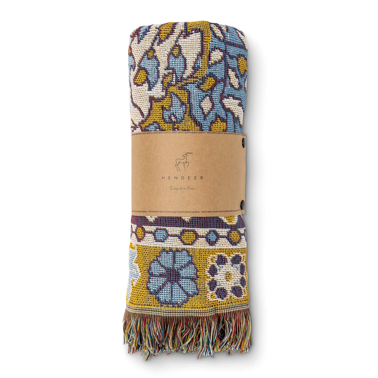 'Every Little Thing' Woven Picnic Rug/Throw: Regular 130x160cm