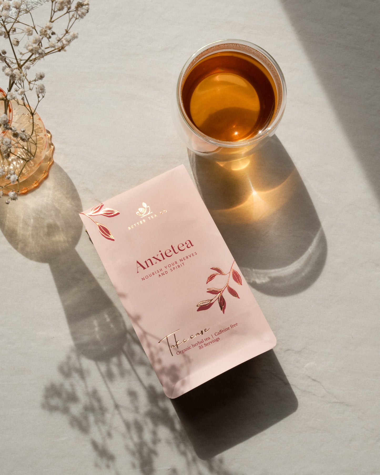 Anxietea Herbal Tea: 60g compostable pouch