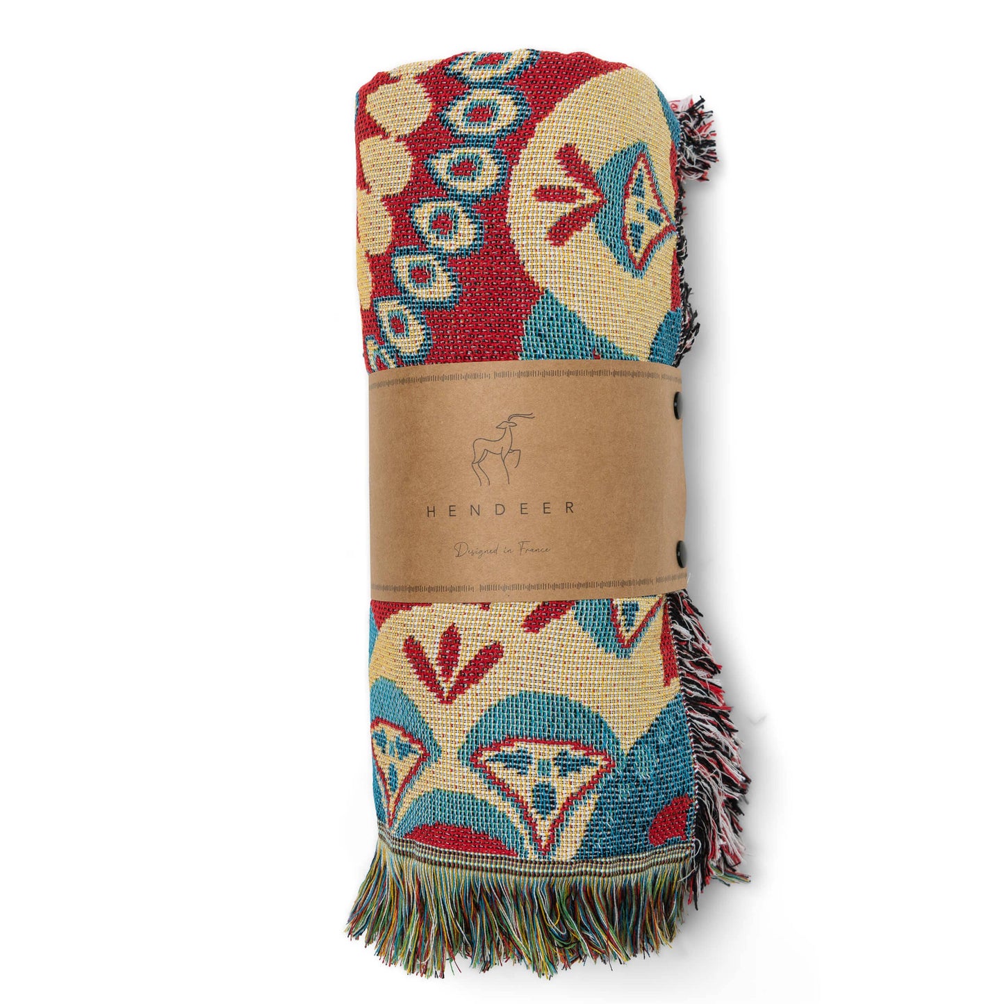 'You'll Be Mine' Woven Picnic Rug/Throw: Regular 130x160cm