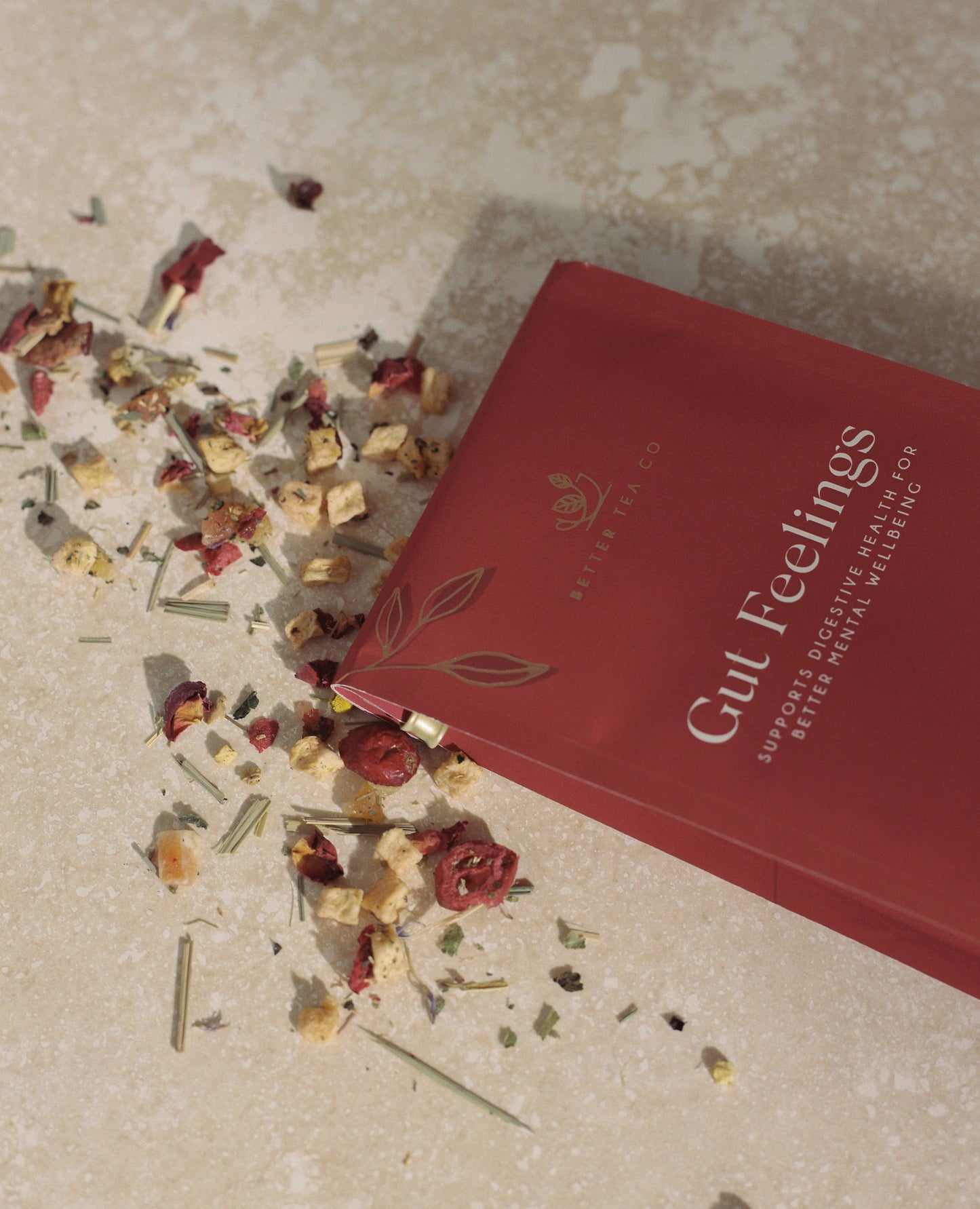 Gut Feelings Herbal Tea: 75g compostable pouch