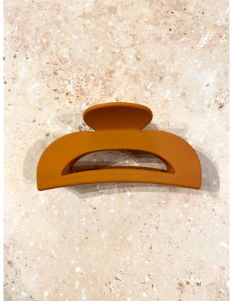 EMILE CUT OUT CLAW CLIP - RUST