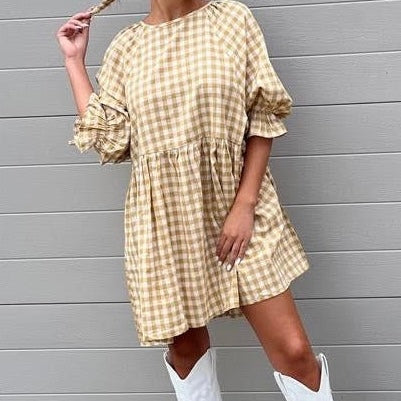 Ellie Gingham Dress