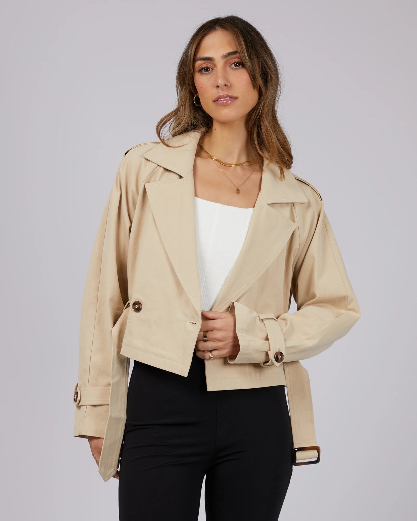 Lauren Crop Trench