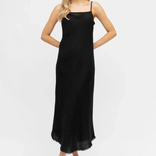 Claudia Linen Slip Dress