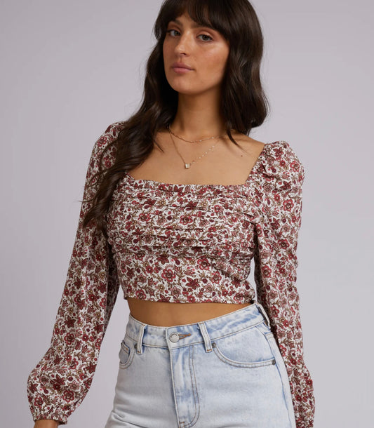 Elle Floral Top