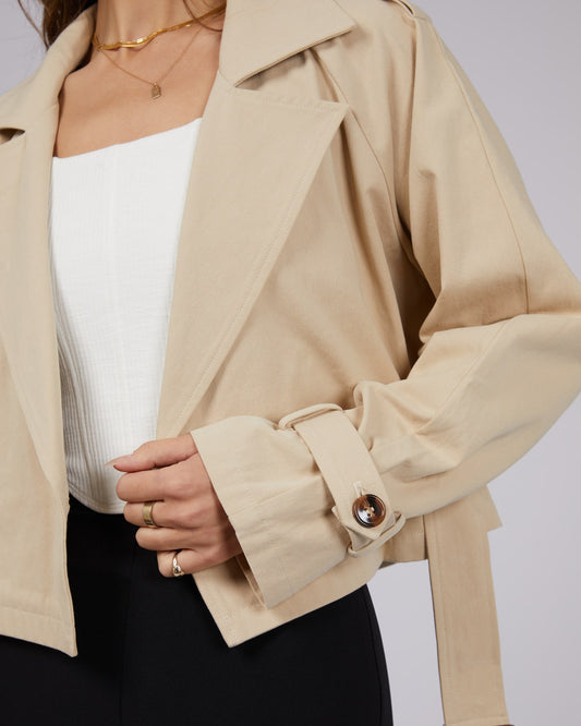 Lauren Crop Trench