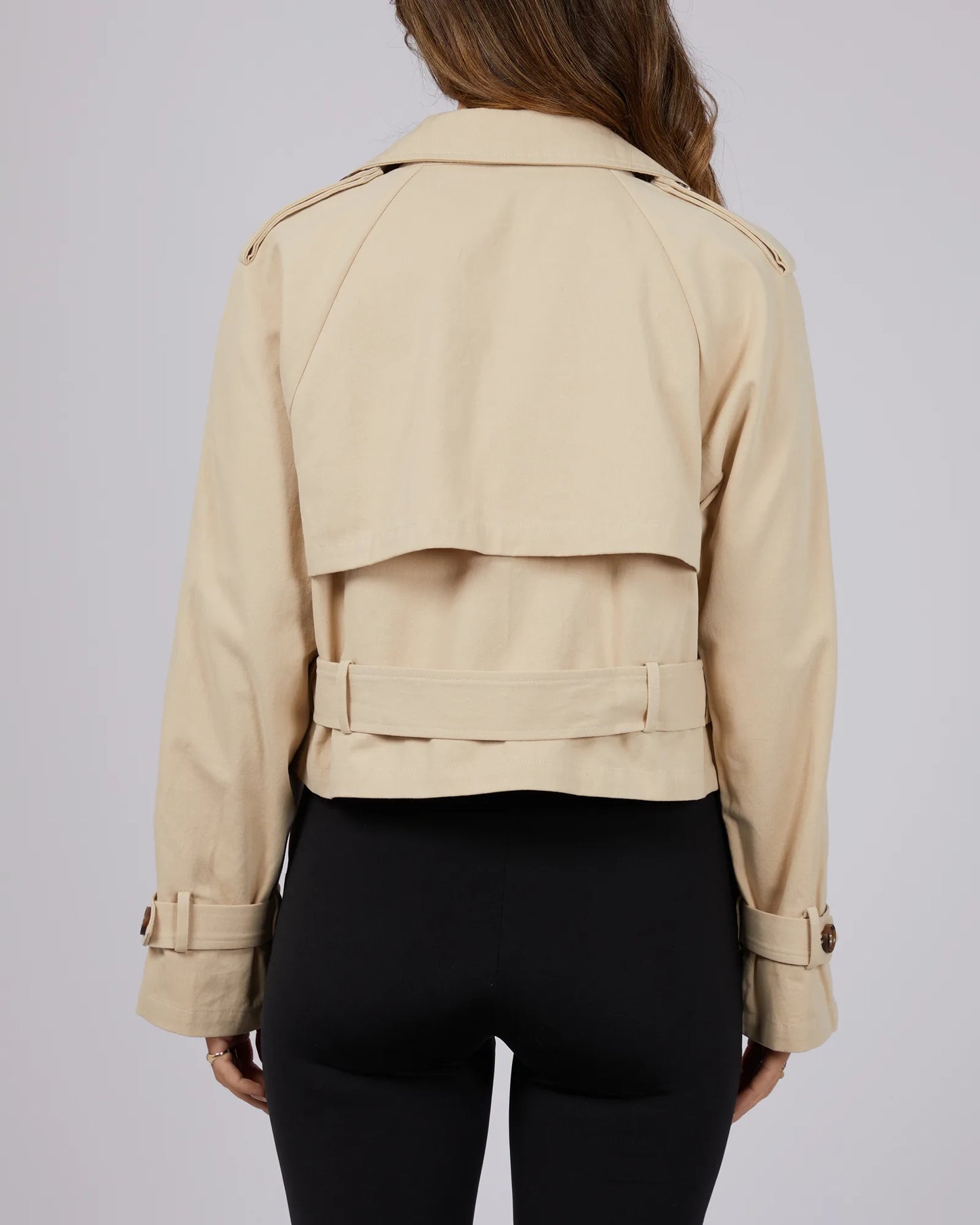 Lauren Crop Trench