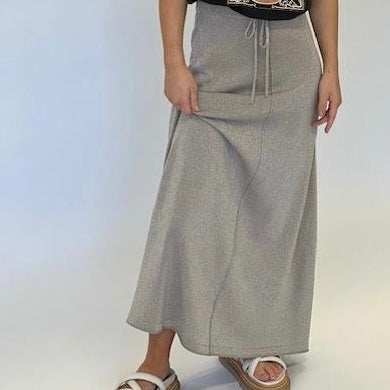 Shimmer Knit Maxi Skirt