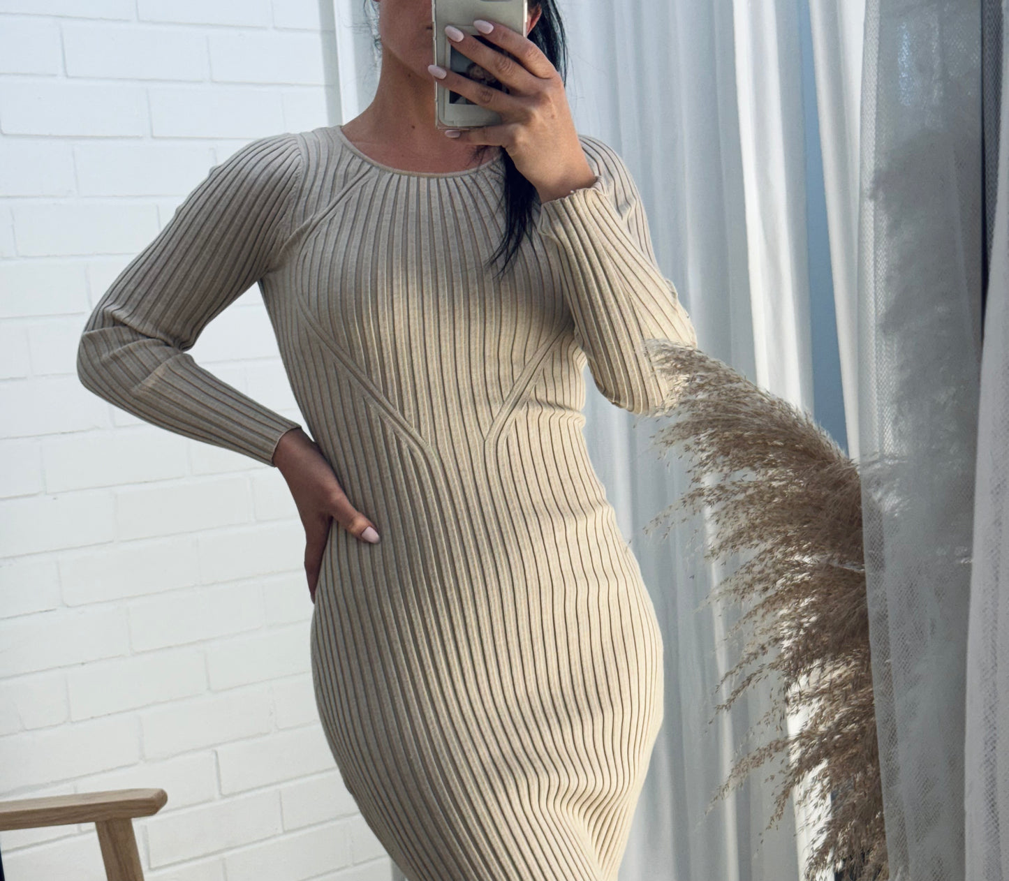 Linosa Knit Midi Dress