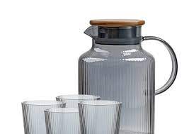 TODD WATER JUG & TUMBLER 5 P SET - Grey