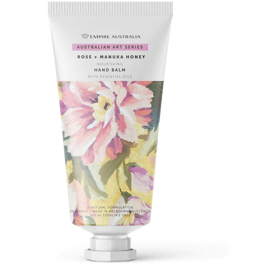 Painterly Rose + Manuka Honey Hand Balm 125g